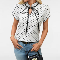 ROSEMARY | ELEGANT FLUTTER SLEEVES BLOUSE