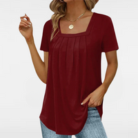 TINA | CASUAL PLEATED BLOUSE