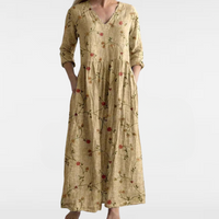 ANNE | LONG FLORAL MAXI DRESS