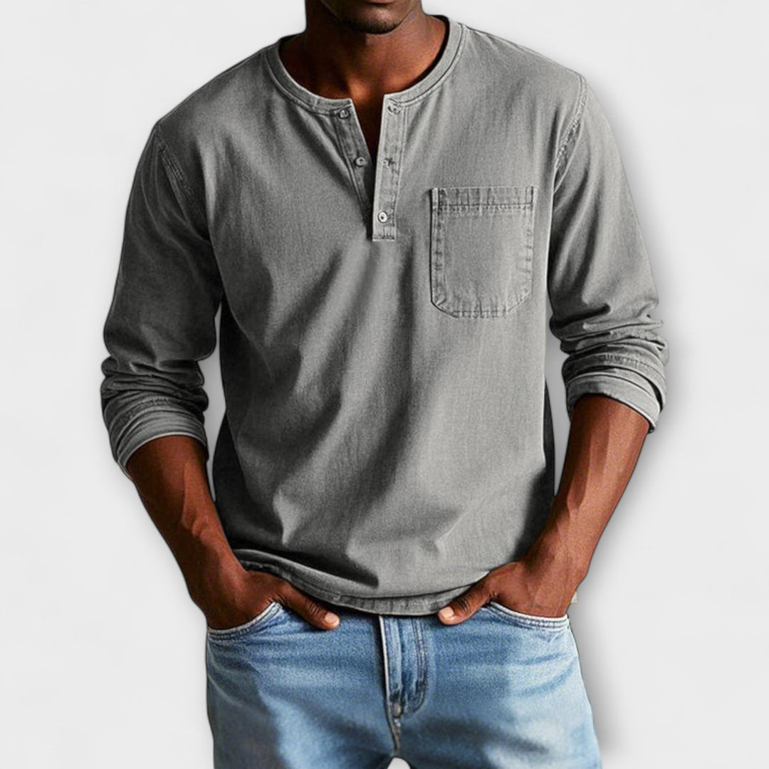 Kalen™ | Vintage Long Sleeve Shirt