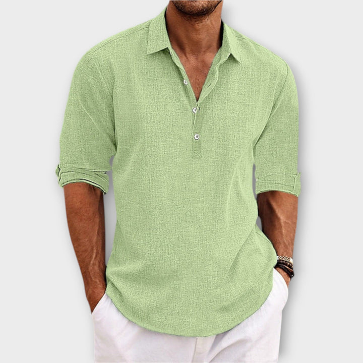 Sebastian™ | Comfort Cotton Linen Shirt