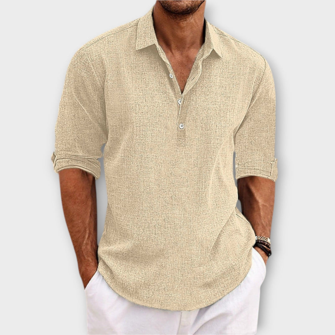 Sebastian™ | Comfort Cotton Linen Shirt