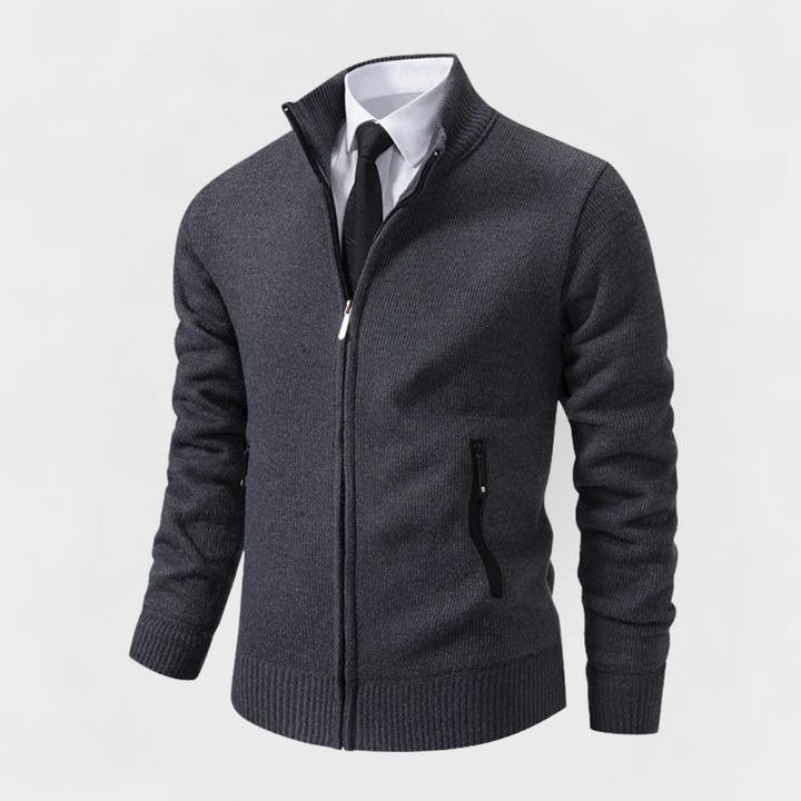 Grant™ | Minimal Zip Cardigan