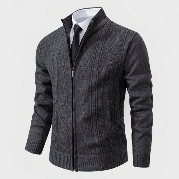 Dylan™ | Refined Zip Cardigan