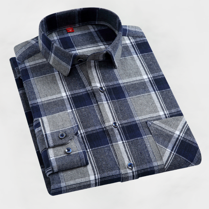 Reid™ | Premium Cotton Check Shirt