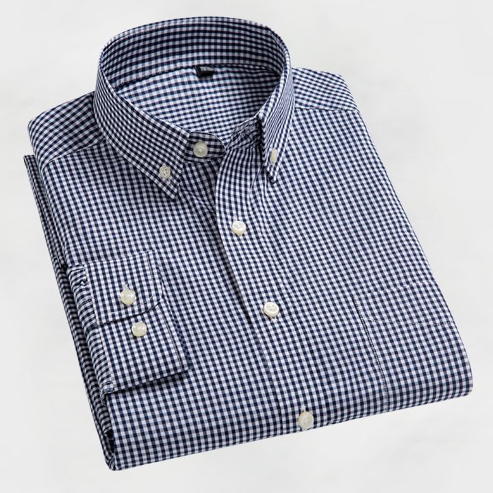 Elliot™ | Premium Cotton Check Shirt