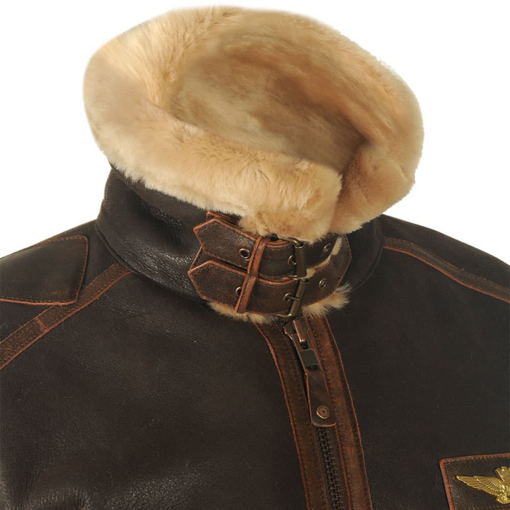 Harrison™ | Classic Shearling Aviator Jacket