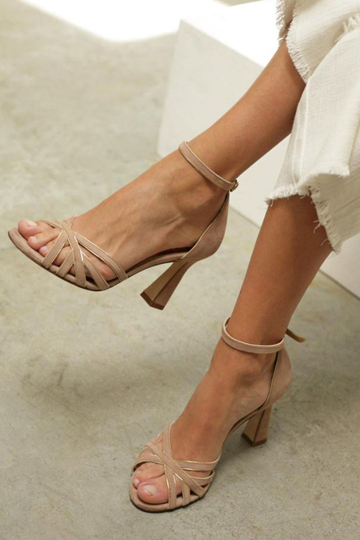 Marona | Patchwork Sandal Heels