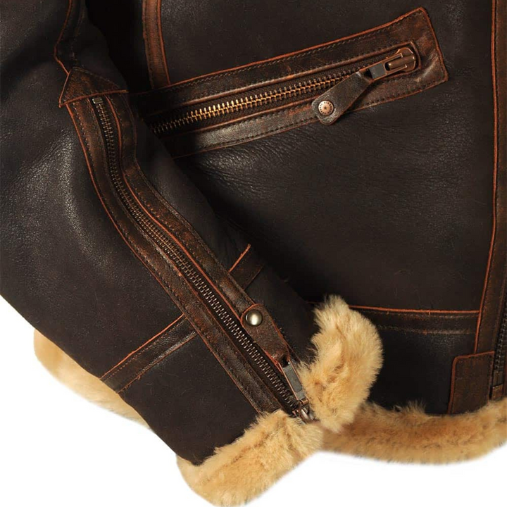 Harrison™ | Classic Shearling Aviator Jacket