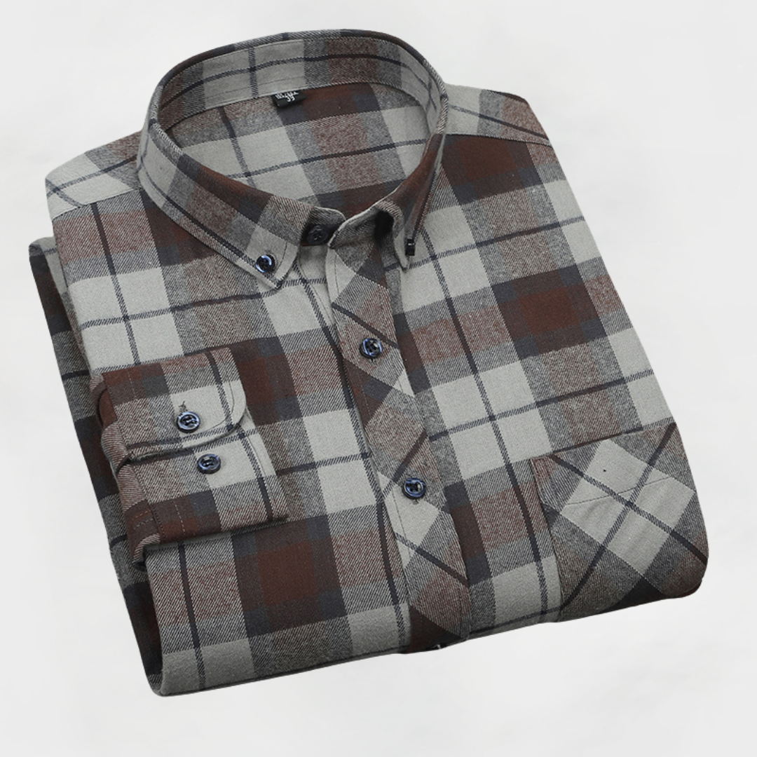 Clive™ | Everyday Cotton Check Shirt