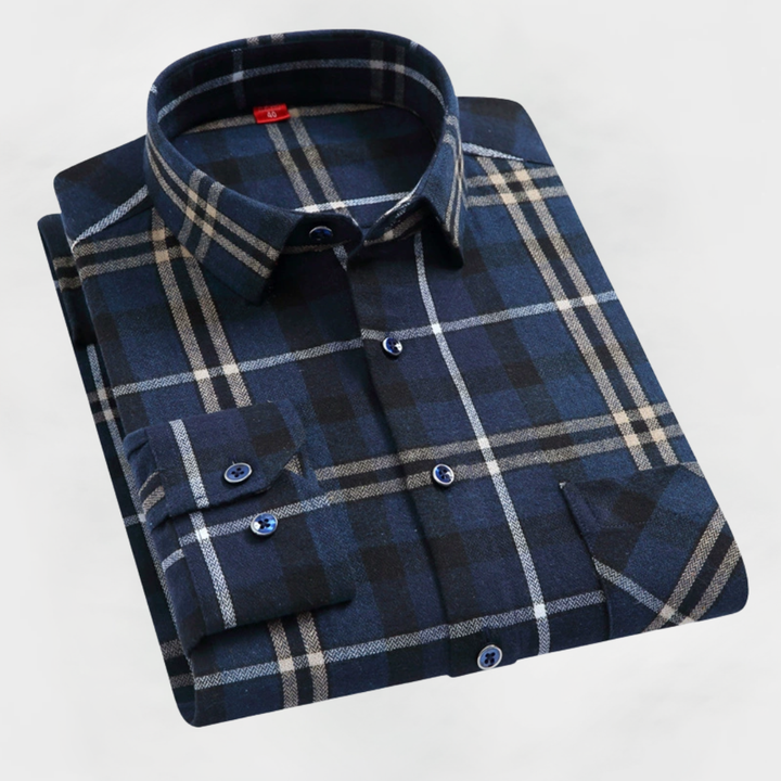 Reid™ | Premium Cotton Check Shirt