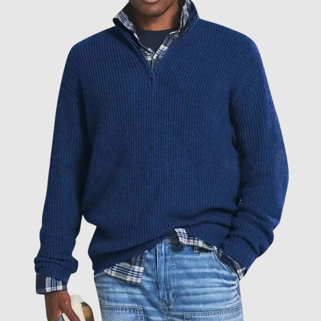Louis™ | The Modern Gentleman’s Zip Sweater