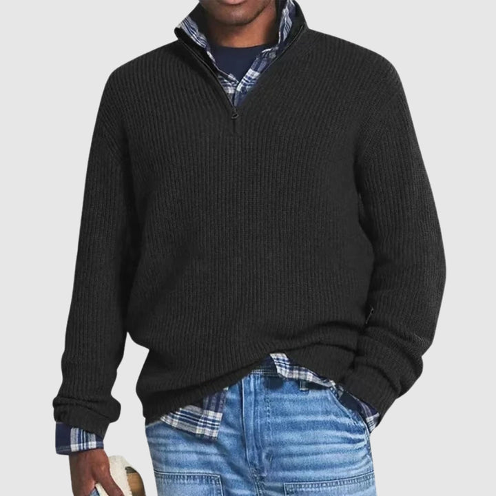 Louis™ | The Modern Gentleman’s Zip Sweater
