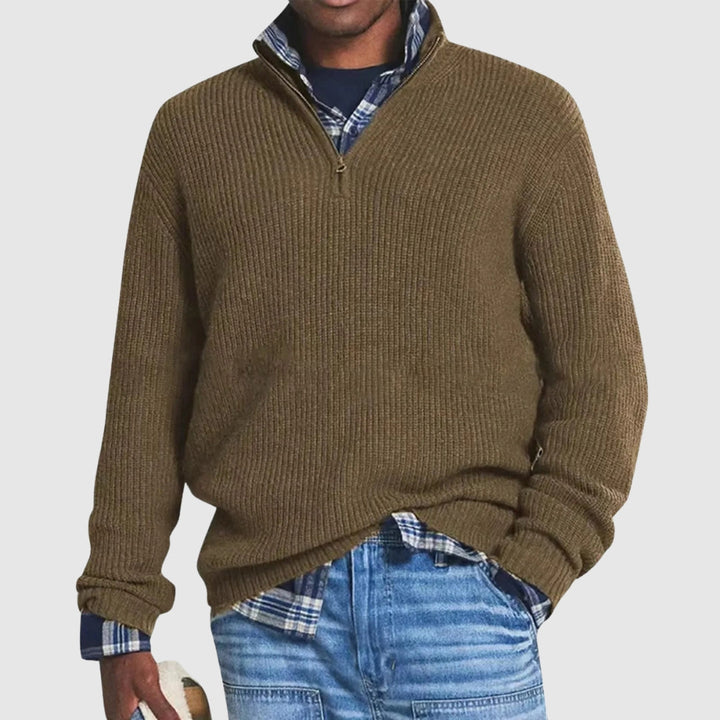 Louis™ | The Modern Gentleman’s Zip Sweater