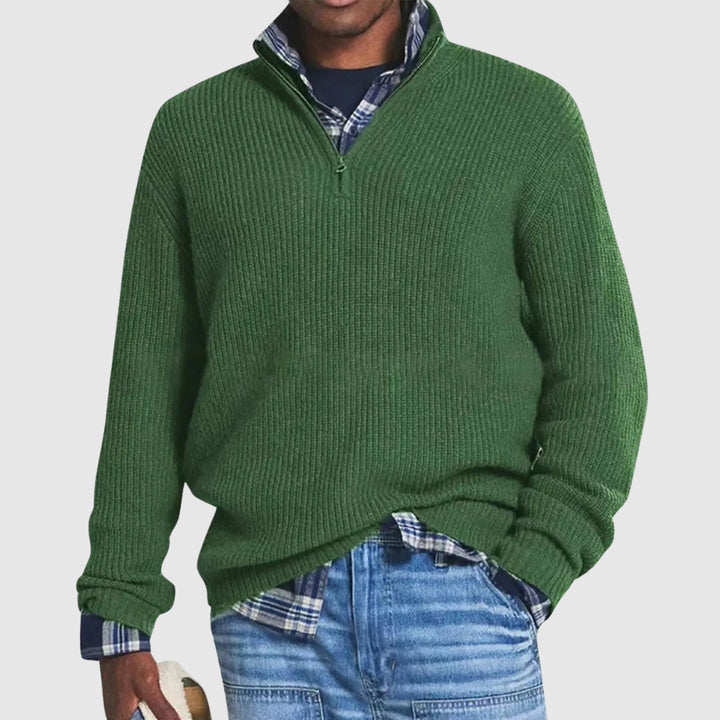 Louis™ | The Modern Gentleman’s Zip Sweater