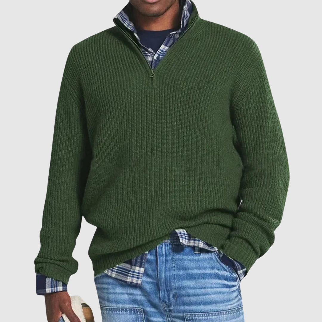 Louis™ | The Modern Gentleman’s Zip Sweater