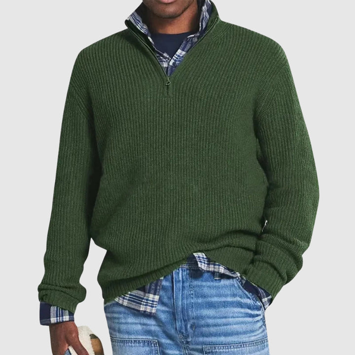 Louis™ | The Modern Gentleman’s Zip Sweater