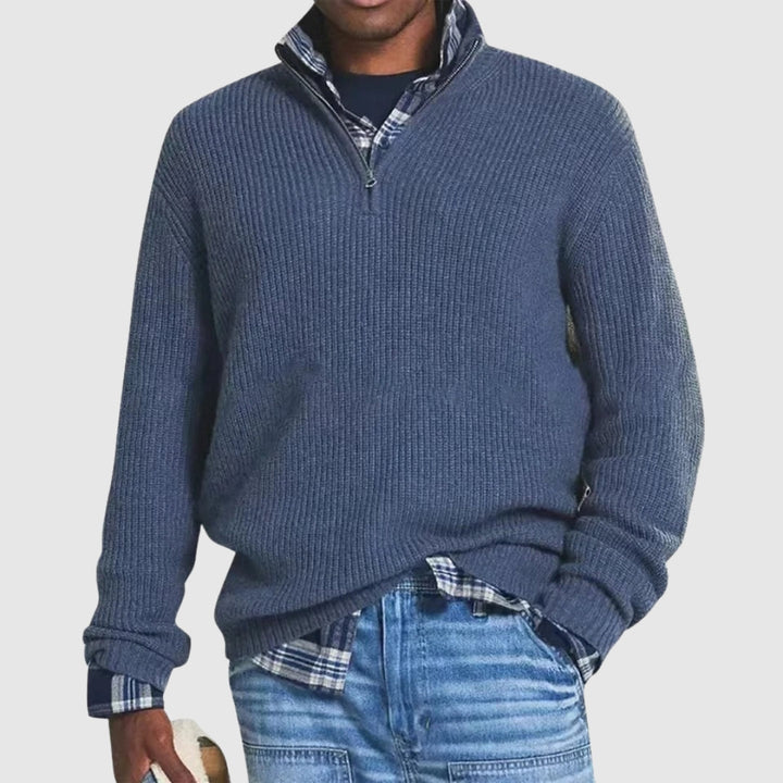 Louis™ | The Modern Gentleman’s Zip Sweater