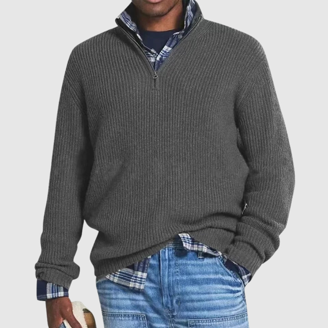 Louis™ | The Modern Gentleman’s Zip Sweater