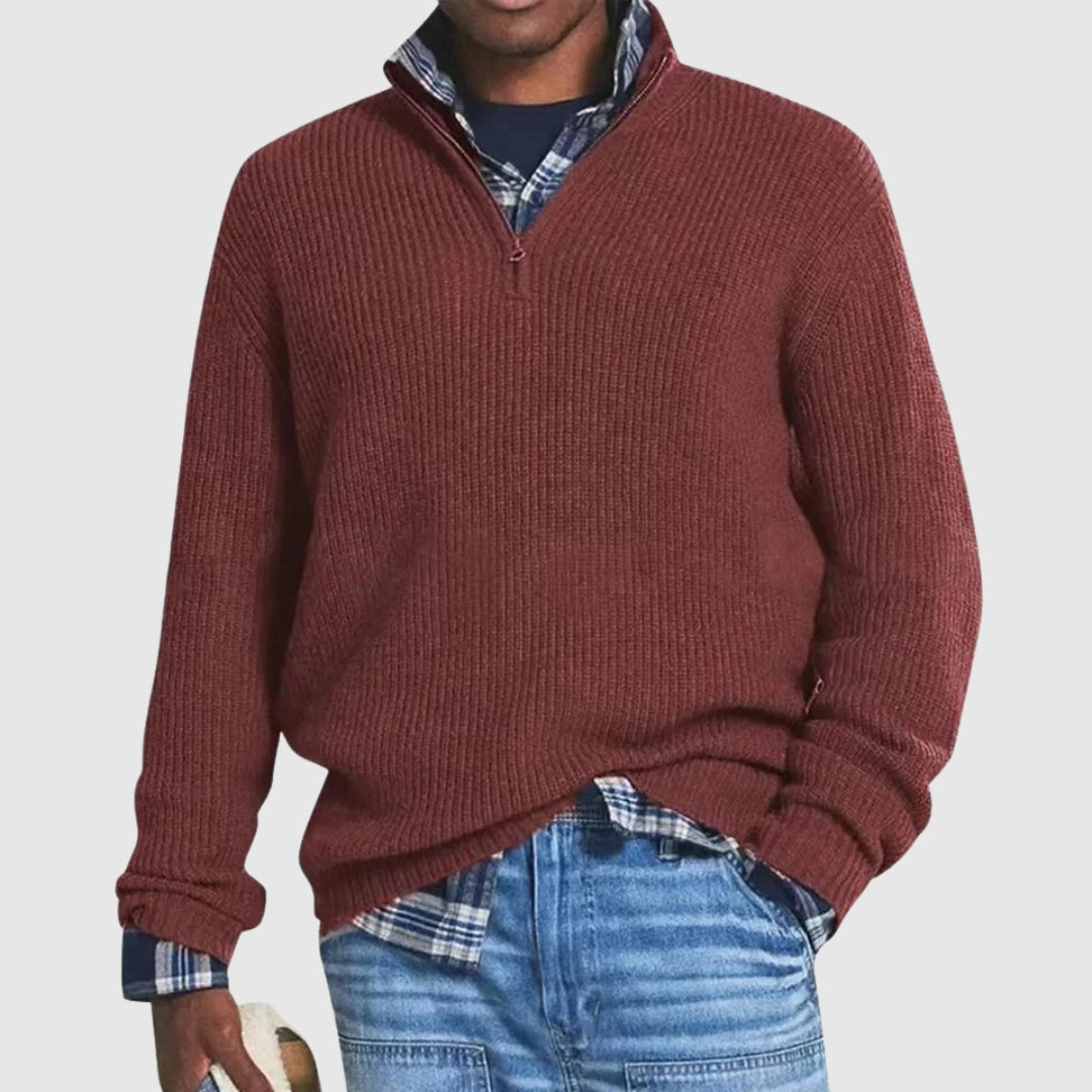 Louis™ | The Modern Gentleman’s Zip Sweater