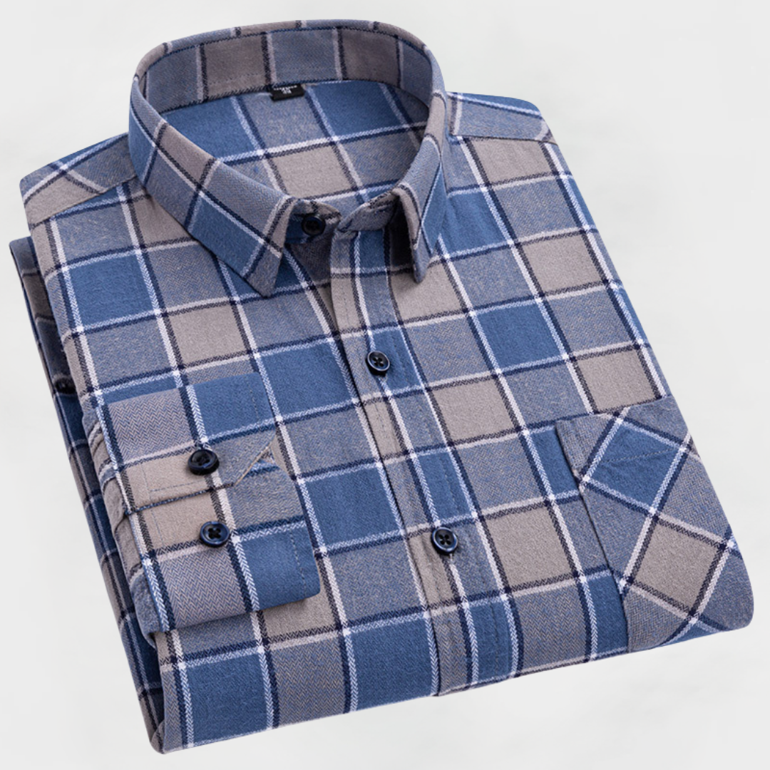 Dawson™ | Classic Cotton Check Shirt for Men