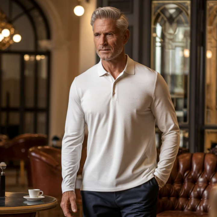 Graham™ | The Long-Sleeve Polo for Effortless Confidence