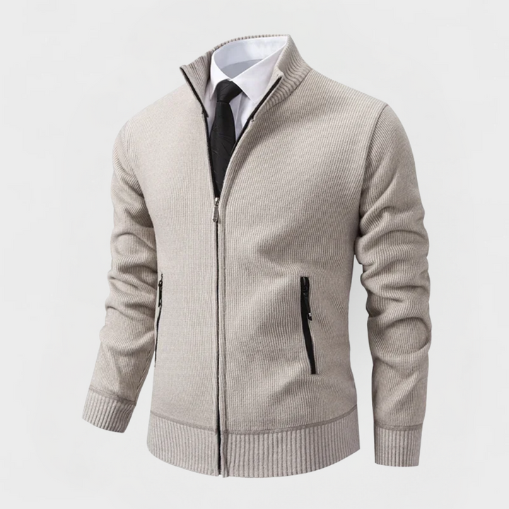 Grant™ | Minimal Zip Cardigan