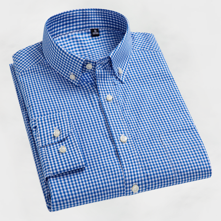 Elliot™ | Premium Cotton Check Shirt
