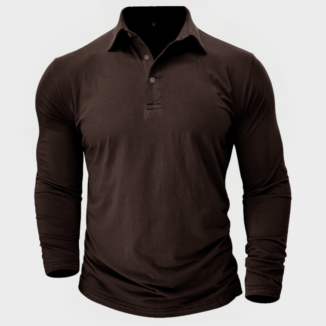 Grant™ | The Long-Sleeve Cotton Polo