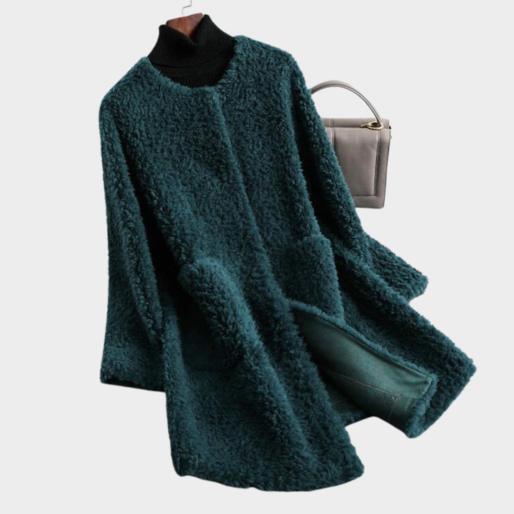 Coralie | Sophisticated Faux Fur Teddy Coat