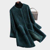 Coralie | Sophisticated Faux Fur Teddy Coat