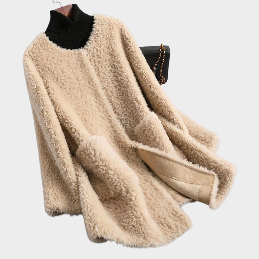 Coralie | Sophisticated Faux Fur Teddy Coat