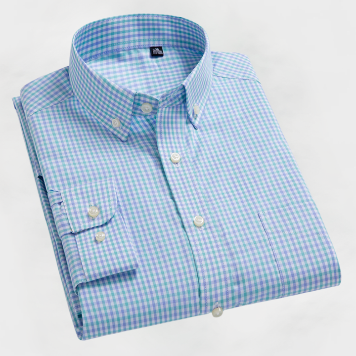 Elliot™ | Premium Cotton Check Shirt