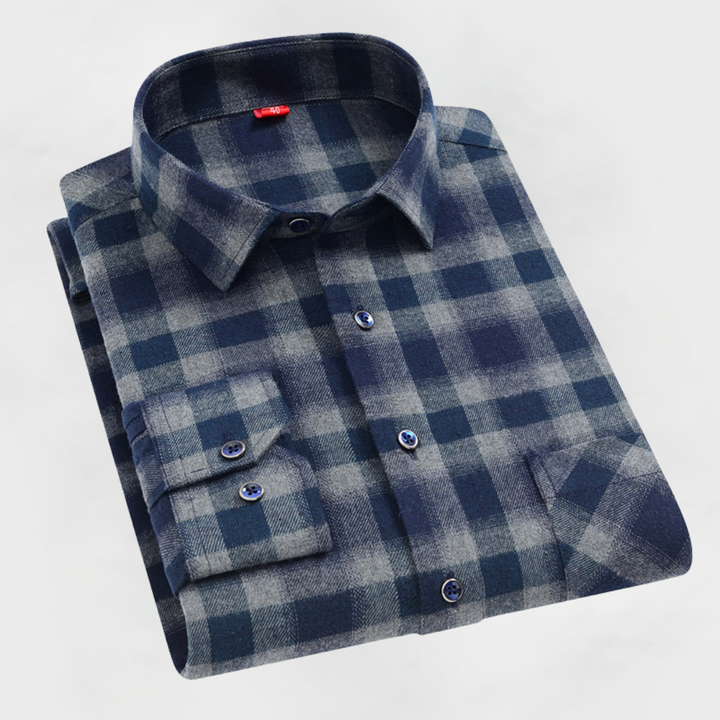 Reid™ | Premium Cotton Check Shirt