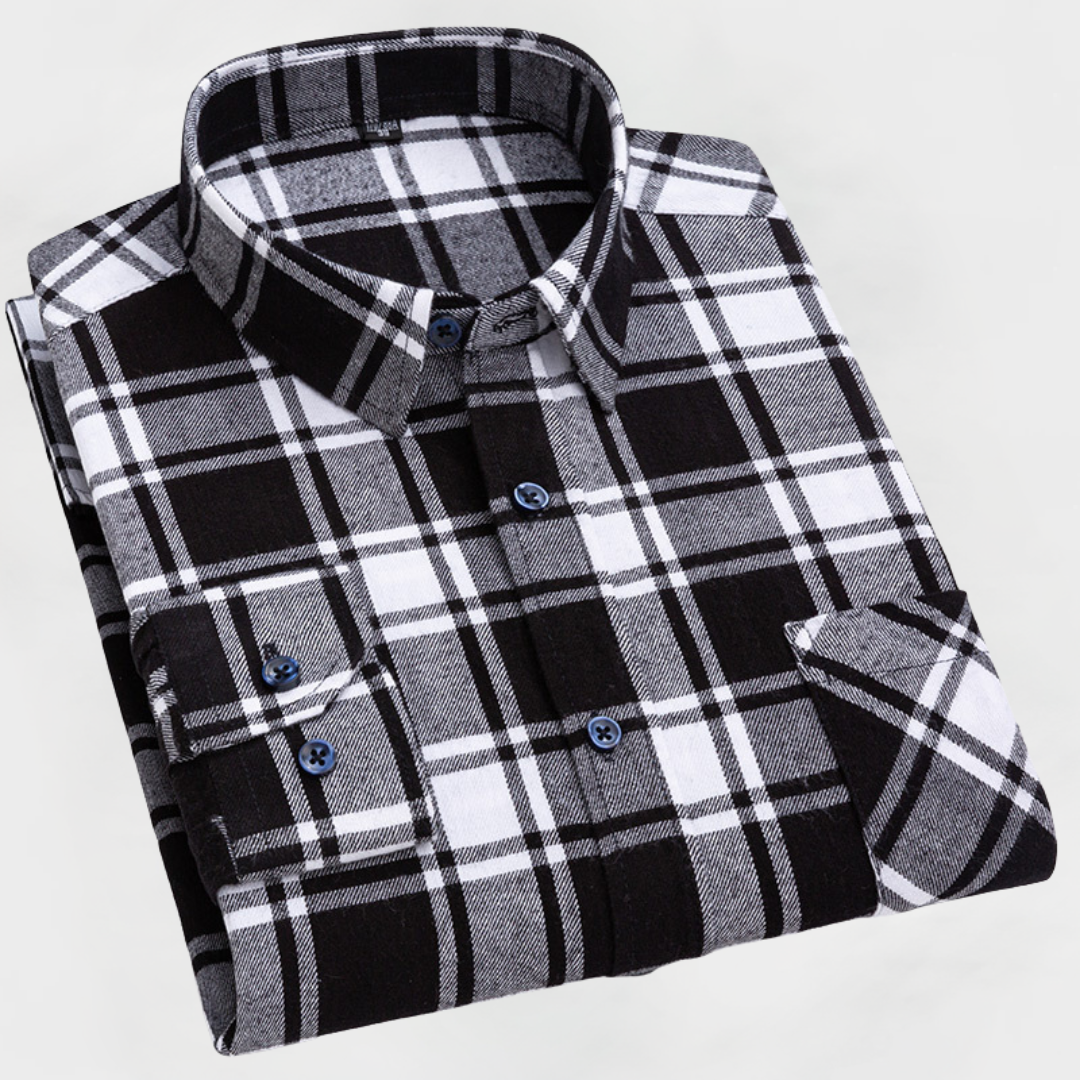 Dawson™ | Classic Cotton Check Shirt for Men