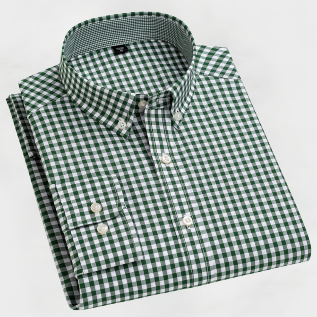 Elliot™ | Premium Cotton Check Shirt