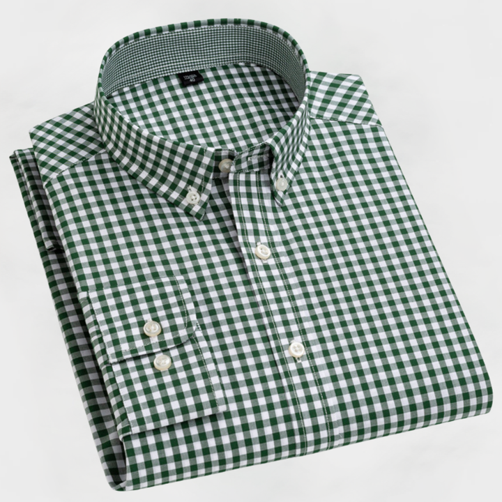 Elliot™ | Premium Cotton Check Shirt