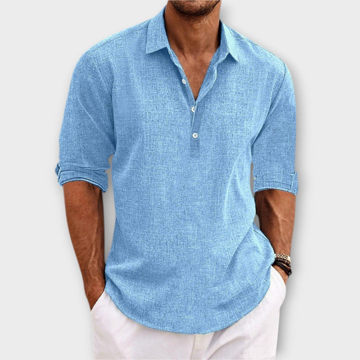 Sebastian™ | Comfort Cotton Linen Shirt