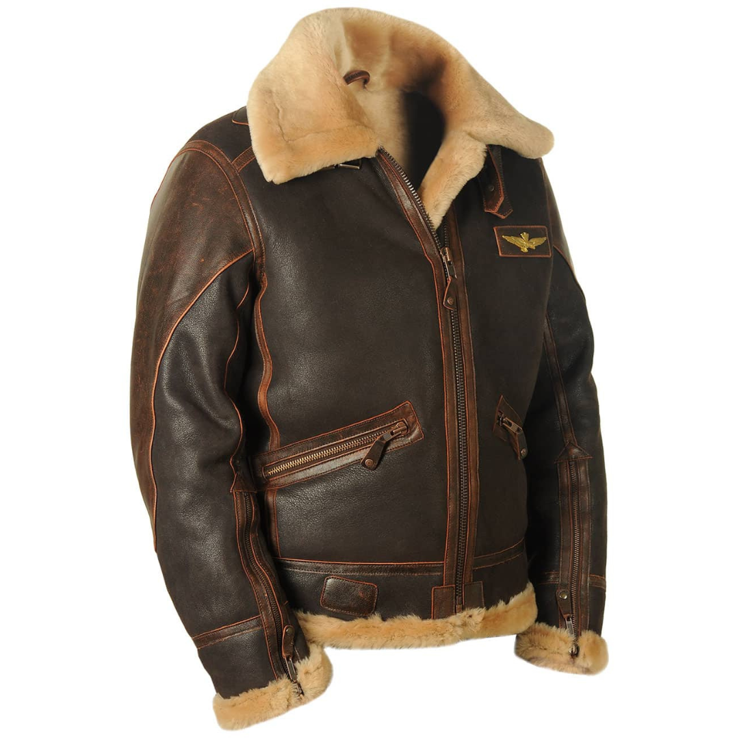 Harrison™ | Classic Shearling Aviator Jacket