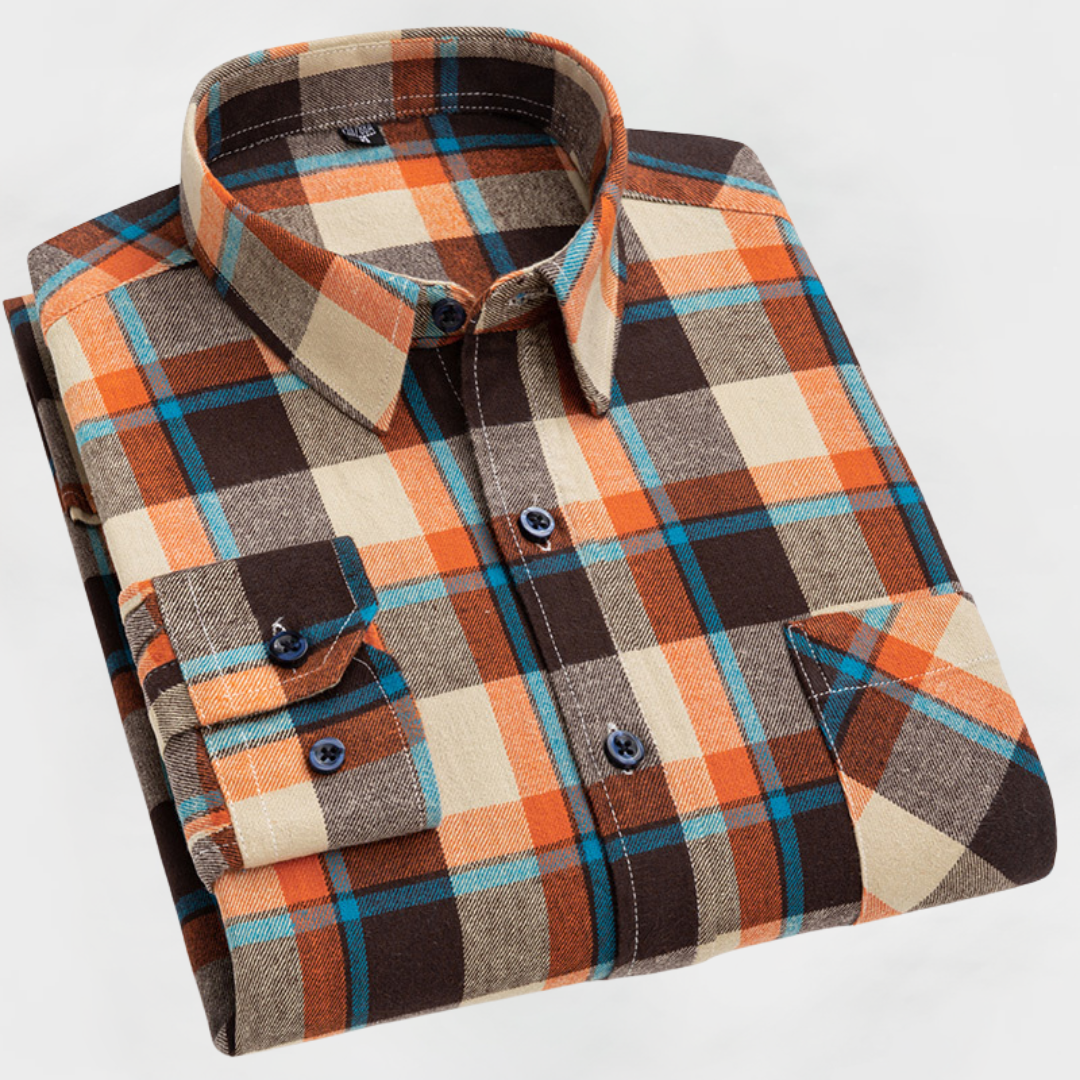 Dawson™ | Classic Cotton Check Shirt for Men
