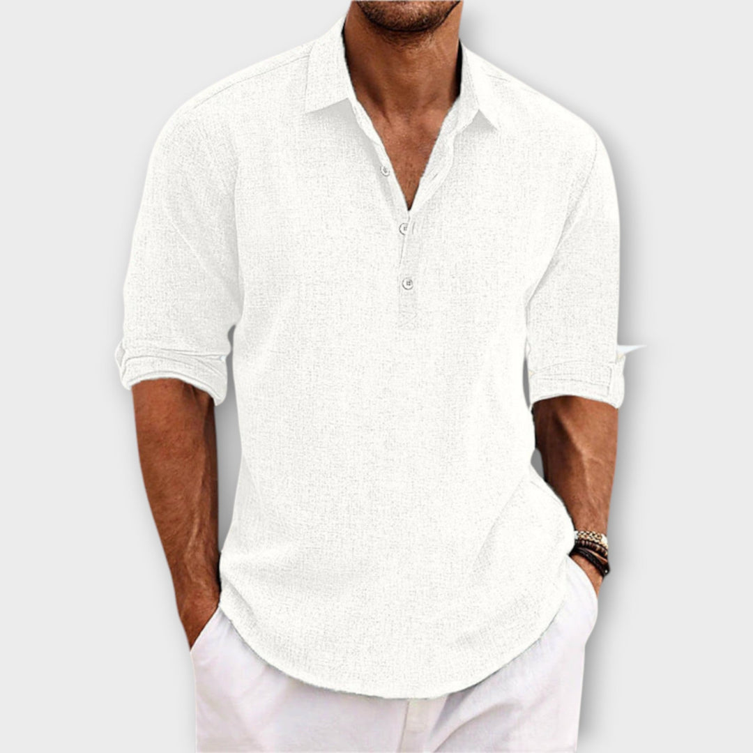 Sebastian™ | Comfort Cotton Linen Shirt