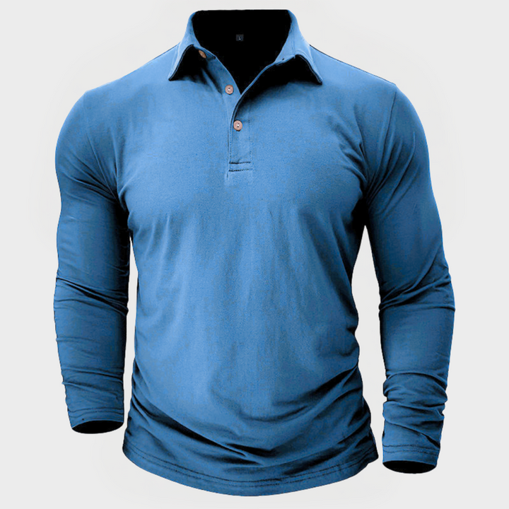 Grant™ | The Long-Sleeve Cotton Polo