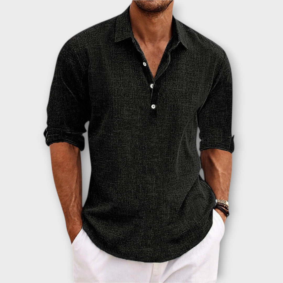 Sebastian™ | Comfort Cotton Linen Shirt