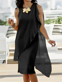 ADDIE | TIMELESS SLEEVELESS MIDI DRESS