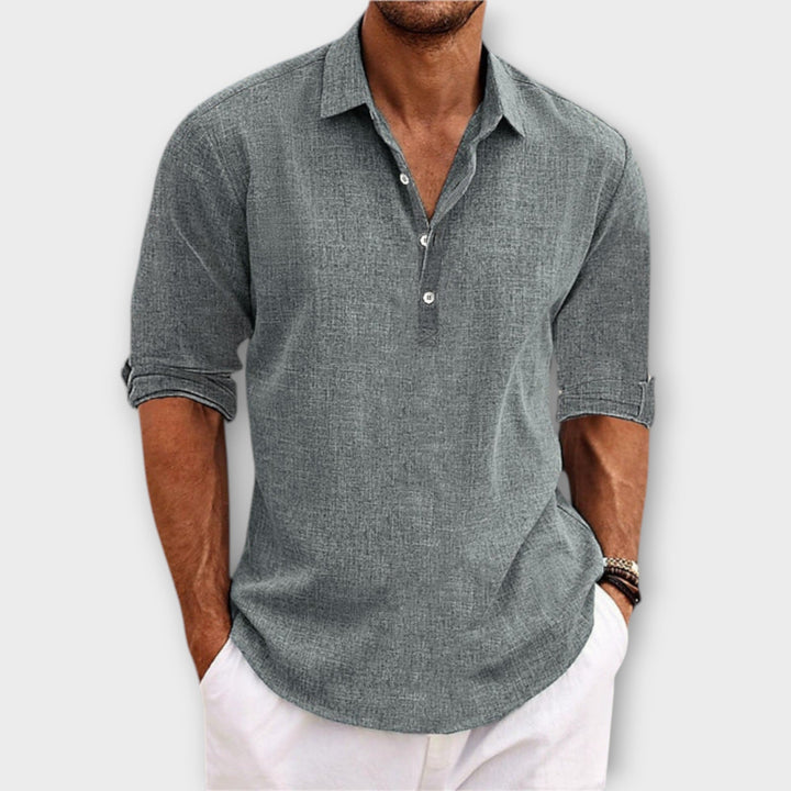 Sebastian™ | Comfort Cotton Linen Shirt
