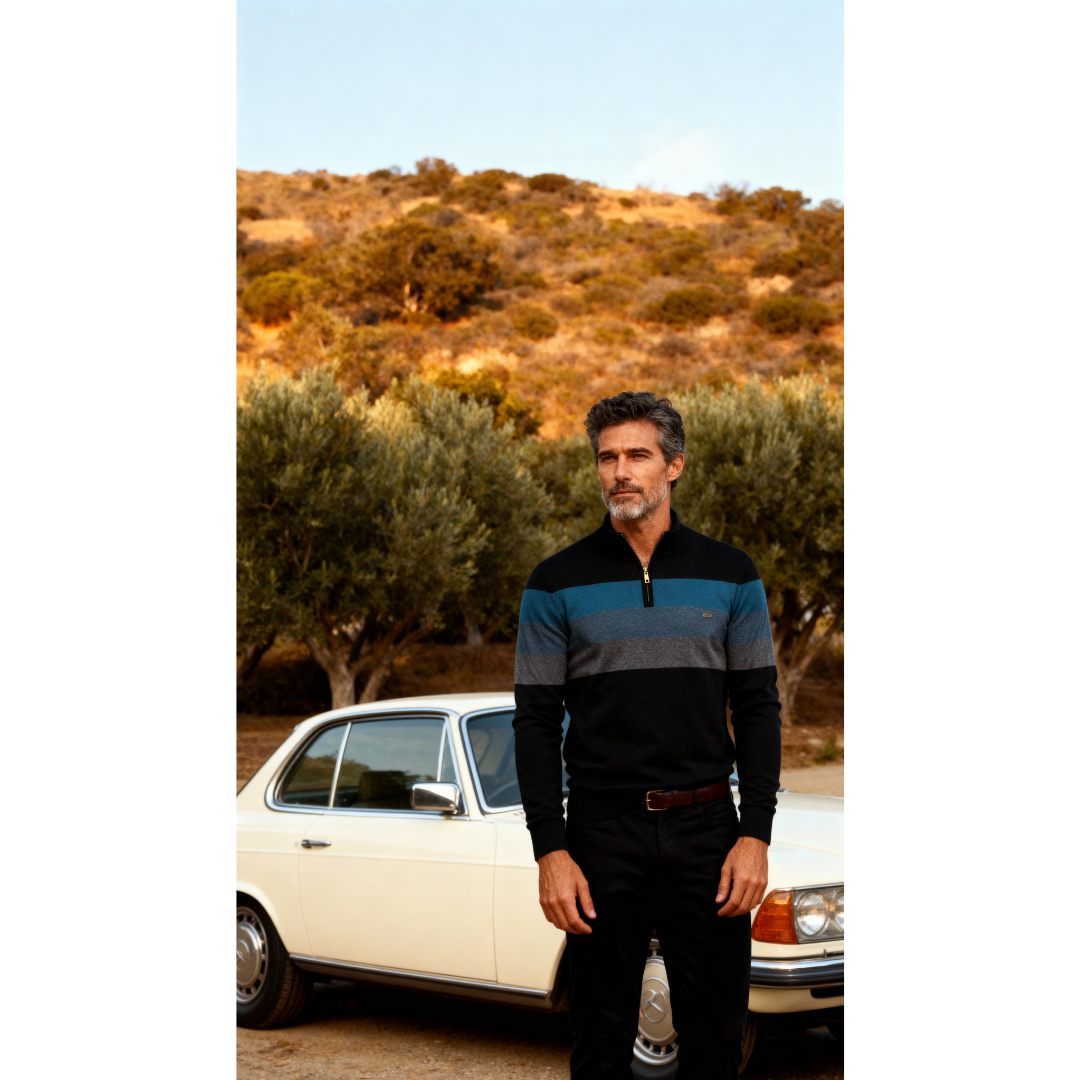 Declan™ | Classic Quarter-Zip Sweater