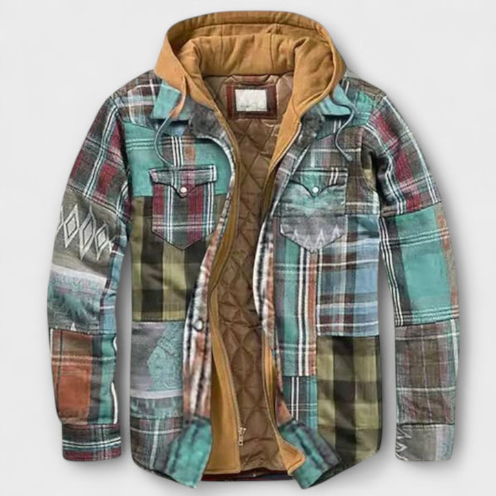 Revan™ | Checkered Patchwork Jacket