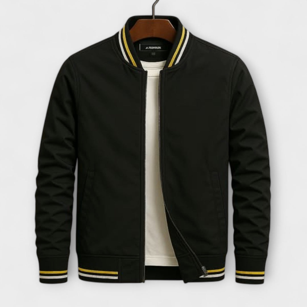 Jasper™ | Striped Bomber Jacket