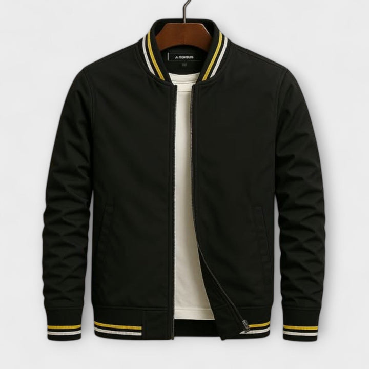 Jasper™ | Striped Bomber Jacket