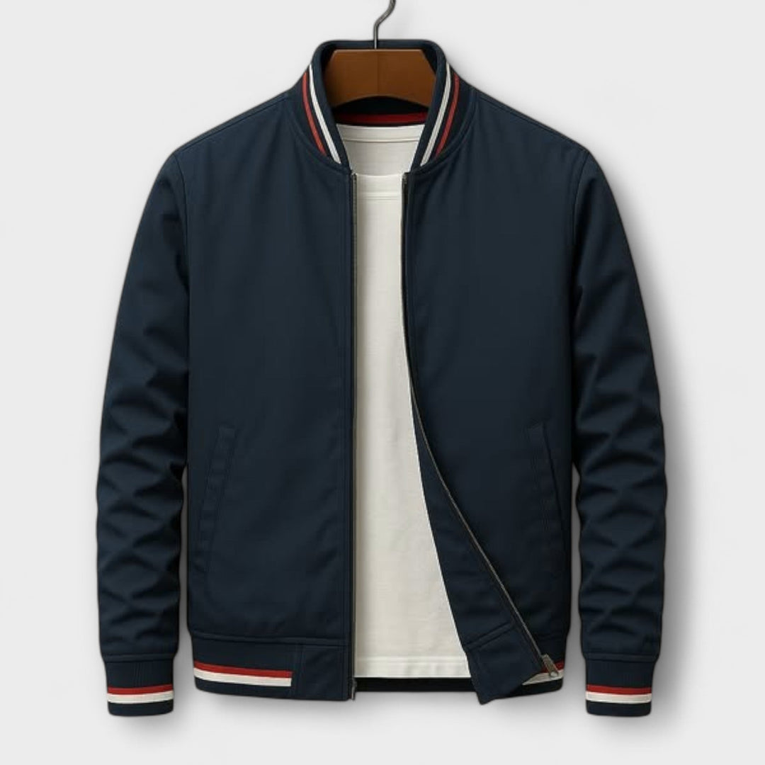 Jasper™ | Striped Bomber Jacket